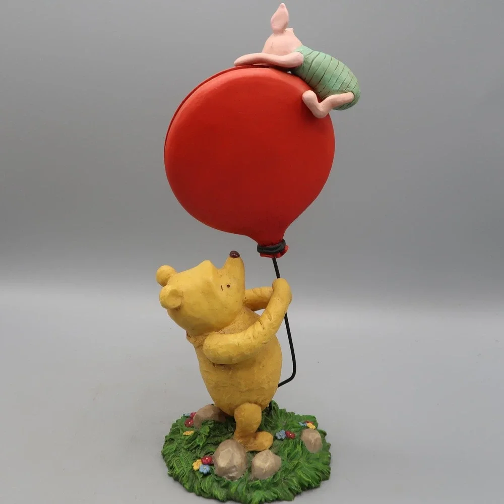 Vintage Classic Pooh Statue Picture Frame Winnie Piglet Nursery Porcelain